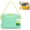 Green, variant on Silicone Beach Bag, Beach Tote Bags, Waterproof Multipurpose Swimming Pouches, Foldable Summer Handbag