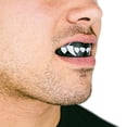 thumbnail image 3 of (Junior (<11), Black Fangz) - SAFEJAWZ Mouthguard. Slim Fit, Full Contact Gum Shield for Rugby, MMA & Boxing., 3 of 12
