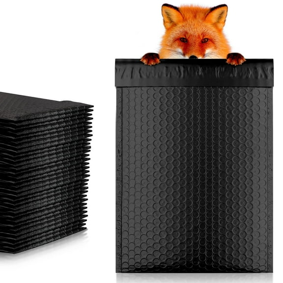 Matte Black Poly Bubble Mailers Self Seal, 10.5 x 15 Inch. Pack of 160 Bubble Packaging Envelopes for Shipping. Durable Padded Envelopes Waterproof. Self Seal Padded Mailers. Shipping Packages