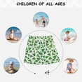 thumbnail image 6 of FORMRS Boys Swim Trunks Quick Dry Mesh Liner Boardshorts Sizes XS-XL, Green Dot Triangles Pattern, 6 of 7