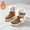 Z06-Khaki, variant on Spazoro Girls Faux Fur Lined Snow Boots, Side Zipper Non Slip Winter Cute Decor Casual Outdoor Shoes for Toddler Little Big Kids Pink Size 10