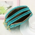 thumbnail image 4 of Handbags for Womens Xhshgfbi,Messenger Wave Zipper Bag Black Fashion Canvas Bag Clutch Bag Brown Bag, 4 of 5