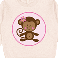 thumbnail image 3 of Inktastic Monkey Girl Toddler Sweatshirt, 3 of 4