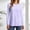 Purple, variant on Tshirt Women Crewneck Long Sleeve Striped Tee Elegant Casual Womens Blouse Light Blue L