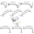 thumbnail image 5 of Practical Shower Arm Bathroom Head Mount Strong Shower Arm Easy to use Shower Arm Adjustment Shower Arm Simple Install, 5 of 20