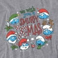 thumbnail image 2 of Smurfs We Wish You A Smurfy Christmas Women's Loose T-Shirt, Athletic Heather, Medium, 2 of 3