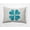Explorer Blue, variant on Simply Daisy 26 inch Lucky Clover St. Patrick's Day Decorative Throw Pillow