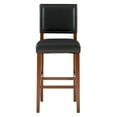 thumbnail image 3 of Linon Bristol 30" Bar Stool, Black, 3 of 14