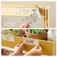 thumbnail image 5 of Tiny Land Wooden Grocery Store Playset – Pretend Shopping with Cash Register, Price Tags, Chalkboard & 6 Storage Bins, 5 of 11
