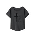 thumbnail image 1 of Camiseta para mujer, camisetas de verano, camisa transpirable con cuello redondo para viaje, oficina, regalo para mujer S, 1 of 7