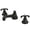 Oil Rubbed Bronze, variant on Kingston Brass KS4465TX 8 in. Widespread Bathroom Faucet, Oil Rubbed Bronze