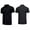 A1-Black, variant on Havenx Mens Polo Shirt Short Sleeve Collared 2-Button Shirt Performance Moisture Wicking Dry Fit Polo Shirt Work Business Athletic Casual Summer Top,Fluorescent Green 2XL