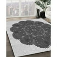 thumbnail image 3 of Ahgly Company Machine Washable Indoor Square Transitional Silver Gray Area Rugs, 6' Square, 3 of 7