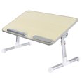 thumbnail image 1 of Bureau de Genoux Pliable de 20,5 x 11,8 Pouces, Table Ergonomique pour Ordinateur Portable à Hauteur et Angle Réglables avec Surface Antidérapante, Plateau-Déjeuner Portable pour Canapé, Table de Lit pour Ordinateur Portable de 17 Pouces, 1 of 10