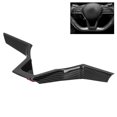 thumbnail image 4 of Steering Wheel Frame Steering Wheel Decor Steering Wheel Sticker Car Interior Decoration Steering Wheel Panel Cover Trim Frame Sticker Decoration Fit For  Sylphy 2020Carbon Fiber ANGGREK Estilo de fibra de carbono Negro brillante, 4 of 8