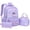 Purple, variant on Weebloom Large School Backpack With Lunch Box Pencil Case For Kids Boys Girls Cute 3Pcs School Bags Set Waterproof 3 Piece Large Capacity Ergonomic Daypack Bookbag Elementary Middle School Blue