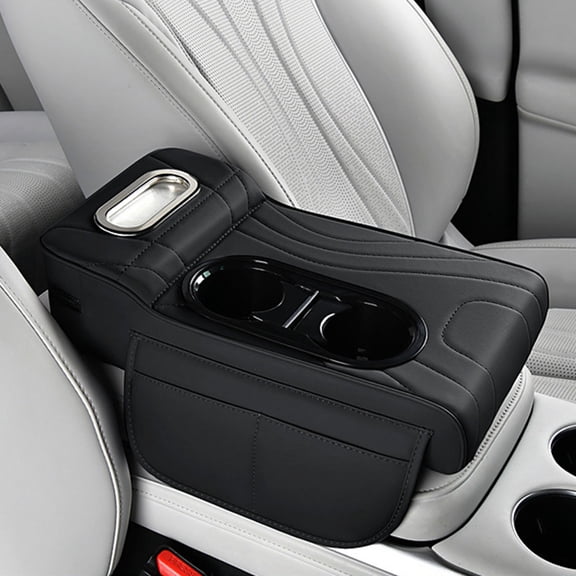 ZZERHUOO Multifunctional PU Armrest Mat 2026 Armrest Pad 5 In 1 Center Console Cover Universal Pad For Sedans Interior