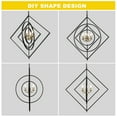 thumbnail image 6 of Oaks Aura 4-Light DIY Shape Chandelier Geometric Adjustable Height Pendant Light, 6 of 11