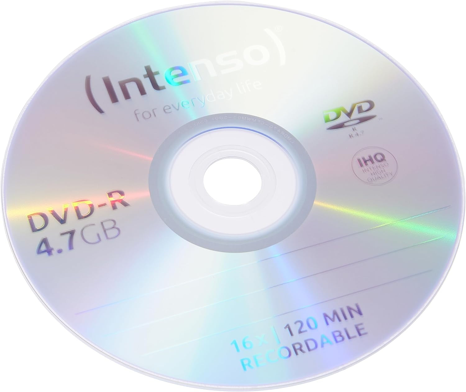 Intenso DVD-R 4.7 GB 16X Speed Single Layer Recordable DVD Media Slim Jewel Case (Pack of (DVD)