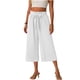 thumbnail image 1 of Pantalones Sueltos para Mujeres de Verano Pata Recta de Color Sólido con Bolsillos Y Cintura Elástica para Pantalones Casuales para Mujeres de Verano, 1 of 6
