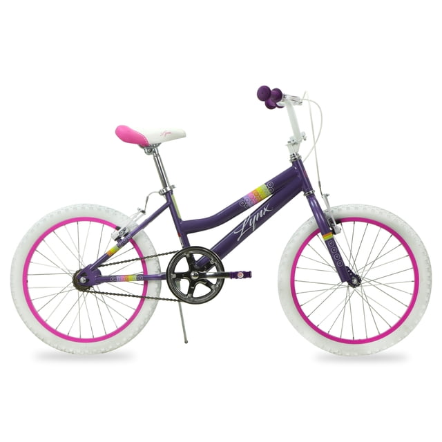 Bicicleta LYNX BMX R20 1V. Niña Frenos "V" Acero Morado Claro Talla:UN
