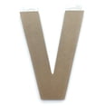 thumbnail image 1 of Lettre V en bois du décor Lerman, 1 of 4
