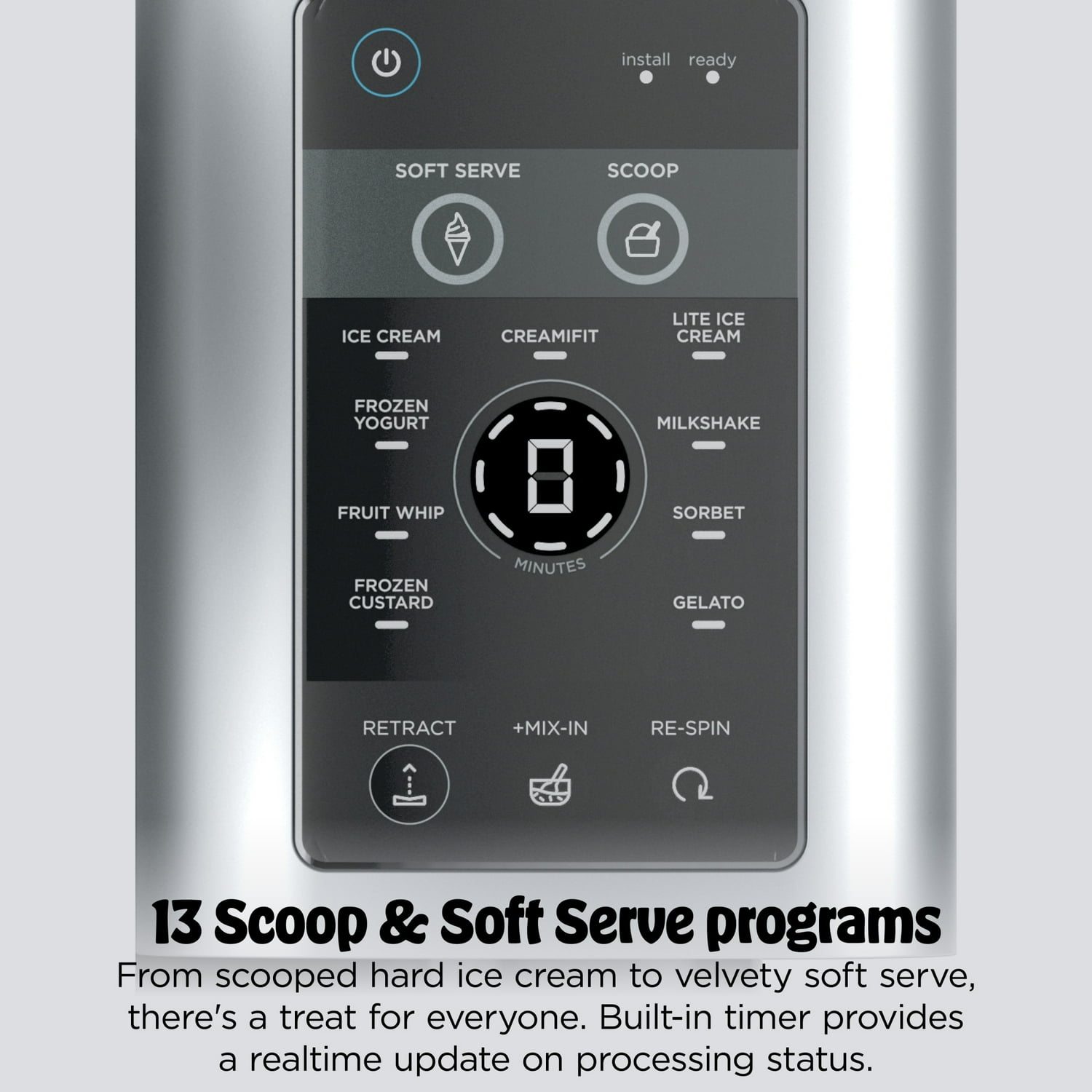 Ninja CREAMi Scoop & Swirl Ice Cream Maker 3