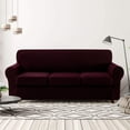 thumbnail image 2 of CHUN YI Housse de Canapé avec Housse de Coussin Séparée Extensible à Carreaux, 2 of 7