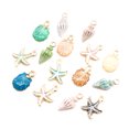 thumbnail image 1 of 28pcs Alloy DIY Pendant Shell Accessories Materials for Bracelet Necklace Earring, 1 of 8