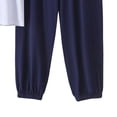 thumbnail image 4 of BaoFuBaoMei Mens Pajamas Set Big and Tall 2 Piece Crew Neck Lounge Sets Short Sleeve Top Joggers Sleepwear Sets Comfy Soft Loungewear with Pockets, 4 of 5