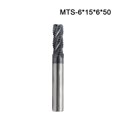 thumbnail image 2 of Solid carbide roughing milling cutter with 4teeth AlTiN coating suitable fo For HPC, 2 of 8