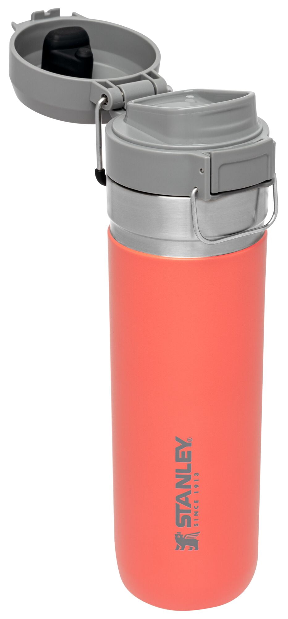 STANLEY Quick Flip Go Insulated 24 oz. Aloe Stainless Steel Water Bottle 