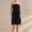 Black, variant on DuoJiaJ Half for Women Soft Underskirt Maxi Skirt Elegant Skirt Beige L