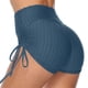 thumbnail image 1 of Gibobby Shorts Mujer Pantalones cortos de yoga de talle para mujer Deportes Ruched Butt Lifting Workout Running Hot Leggings(Azul marino, XL), 1 of 4