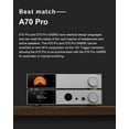thumbnail image 5 of Topping D70 PRO Sabre dac amp,Fully Balanced DAC,New I/V Conversion,Home Audio DA Converters with Remote Control,Black, 5 of 11