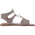 thumbnail image 6 of Lucky Brand Women's Feray Leather Memory Foam Open-Toe Slip On Flat Sandal, 6 of 7