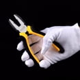 thumbnail image 3 of 6 pairs White Gloves Cotton Ceremonial Gloves White Inspection Glove for Working Servor Driver Waiter - Size S M L XL, 3 of 5