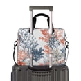 thumbnail image 2 of FORMRS 16" Laptop Bag Carrying Sleeve Case with Handle Travel Shoulder Briefcase, White Sea Plants, 2 of 8