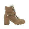 thumbnail image 2 of Marc Fisher Nature Women's Suede Sherpa Trim Lug Sole Hiker Booties, 2 of 3