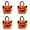C*4, variant on Halloween Tote Bags, Reusable Cartoon Goodie Bag for Halloween Trick or Treat Grocery Shopping Party Favors Goodie Bags