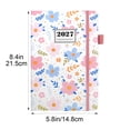 thumbnail image 2 of KKOUHVY 2027 Weekly Planner, Elegant Floral Planner Weekly and Monthly Includes January 2027 - December 2028, Flexible Cover, Wirebound, Laminated Tab, 2 of 9