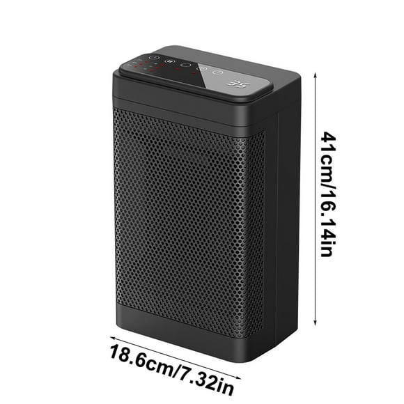 LLQKIGS Heater Ceramic Heating Heater Household Vertical Heater Desktop Small Heater Portable Heater Outdoor Rechargeable Baseboard Heater with Thermostat Plug in Heat Dish Small Perfection Oil Heater