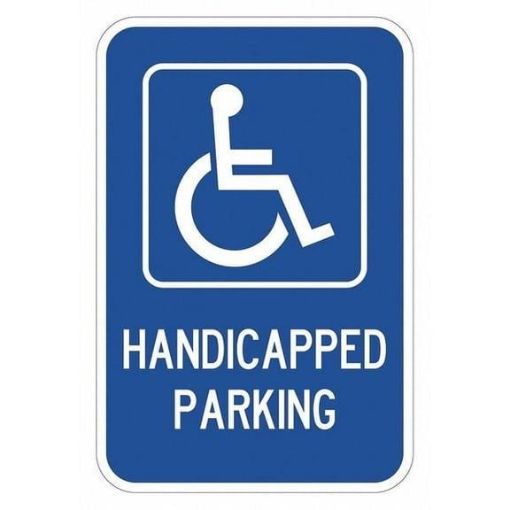 Lyle ADA Handicapped Parking Sign,18" x 12" T1-6206-EG_12x18