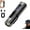 Black broken window, variant on Pocket Rechargeable Edc Flashlight: Mini Keychain Light with Fire Starter & Window Breaker, Pocket-Sized Power — 500-Lumen Edc Flashlight Emergency Ready, 3 Color Sidelights