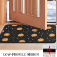 thumbnail image 3 of Halloween Pumpkin Non Slip Washable Door Mat Horror Pumpkin Ghost Doormat Funny for Door Kitchen Bathroom Bedroom Crystal Velvet 30x17 Inches, 3 of 7