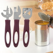 Manual Side Cut Can Opener Set Stainless Steel Can Bottle Tin Opener Old Fashioned Can Opener Side Can Opener for Home Camping Restaurant