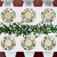 thumbnail image 7 of Ryvnso Cactus Green Round Plate Mats Dining Table Placemat Set of 4 for Holiday Decoration, 7 of 7