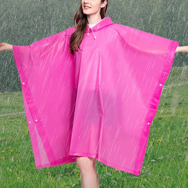 Ropa impermeable al aire libre Espesar Ponchos de lluvia EVA Equipo de lluvia para adultos para mujeres y hombres FLhrweasw Nuevo