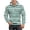 83ZA-Dark Green, variant on Mens Sweatshirt Warm Long Sleeve Knit Hoodie with Striped Pattern Work Streetwear Durable Soft Casual Outdoor