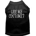 thumbnail image 3 of Halloween Pet Dog  Cat Shirt Screen Printed, "Like My Costume?", 3 of 10